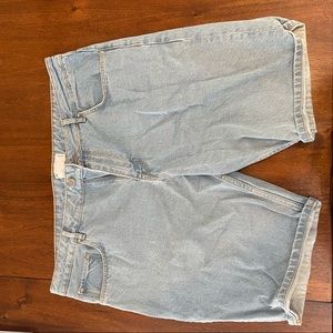 ASOS Design Mens Light Wash Jean Shorts